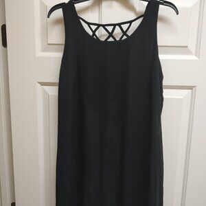 Heart Soul Womens Shift Swing Dress Strappy Neck XL